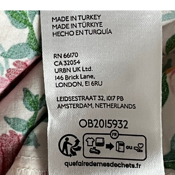 Anthropologie Somerset Maxi Dress M Pink Floral Smocked Puff Cottagecore Boho - Picture 5 of 9